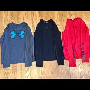 Under Armour Heat Gear Lot- Boys YLG